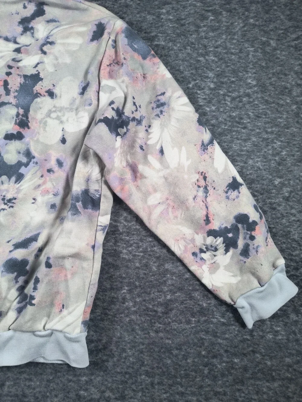 Adidas girls XL 16 pastel splash hoodie sweatshirt